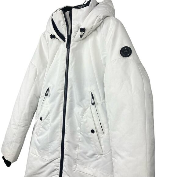 NWT * NOIZE Insulated Hooded Parka Jacket in Winter White - Picture 4 of 15